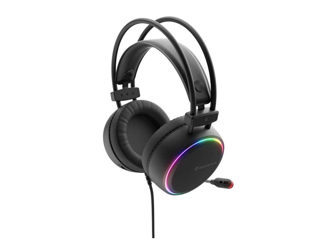 Слушалки Genesis Headset Neon 613 With Microphone RGB Illumination Black 25105_1.jpg