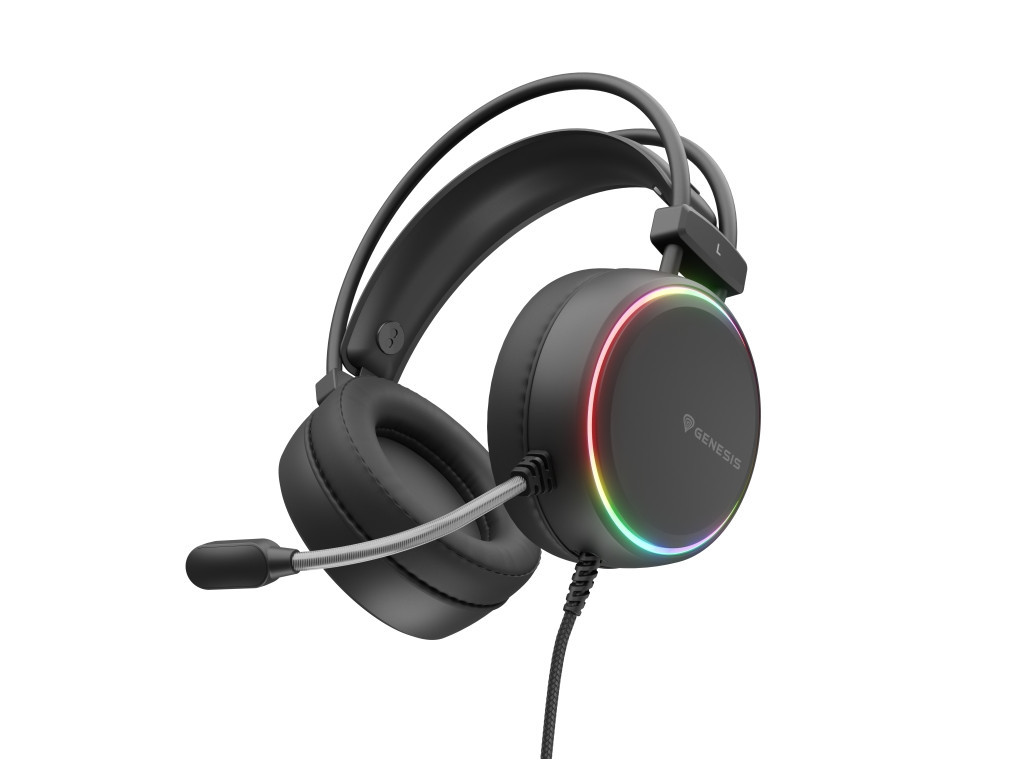 Слушалки Genesis Headset Neon 613 With Microphone RGB Illumination Black 25105_3.jpg