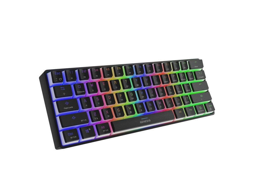 Клавиатура Genesis Mechanical  Gaming Keyboard Thor 660 Wireless RGB Backlight BLACK GATERON BROWN 26082.jpg