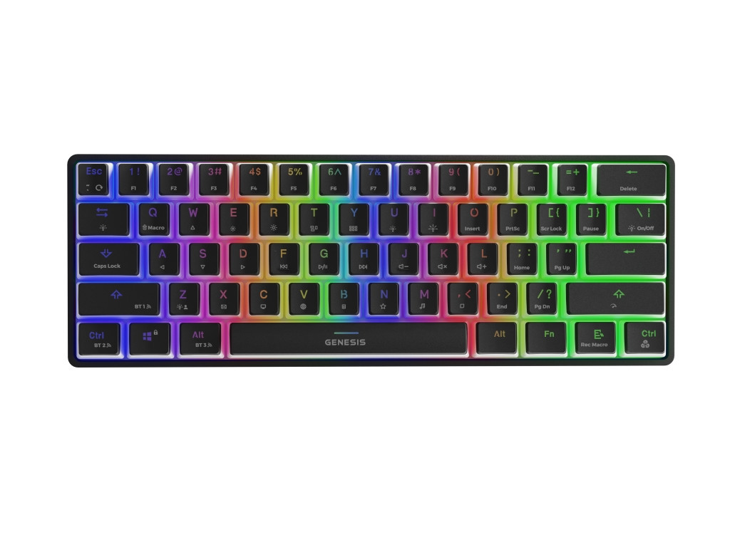 Клавиатура Genesis Mechanical Gaming Keyboard Thor 660 Wireless RGB Backlight BLACK GATERON BROWN 26082_1.jpg