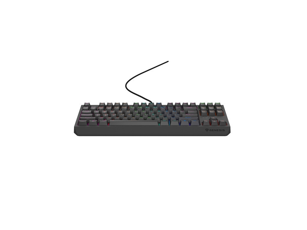 Клавиатура Genesis Gaming Keyboard Thor 230 TKL Lite US Rainbow Mechanical Outemu Red Black Hot Swap 26084_7.jpg