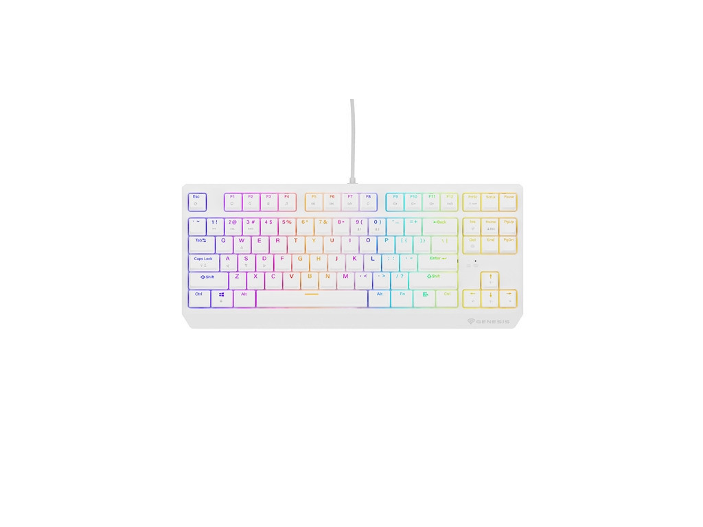 Клавиатура Genesis Gaming Keyboard Thor 230 TKL US RGB Mechanical Outemu Red White Hot Swap 26086.jpg