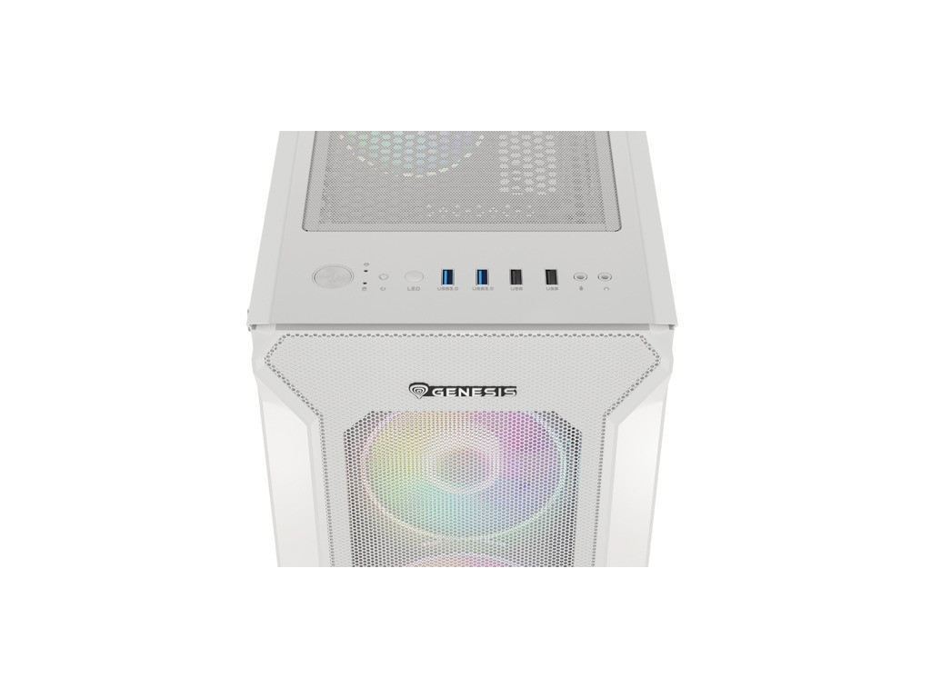 Кутия за компютър Genesis Gaming PC Case IRID 505 ARGB V2 Midi Tower Window White 26427_6.jpg