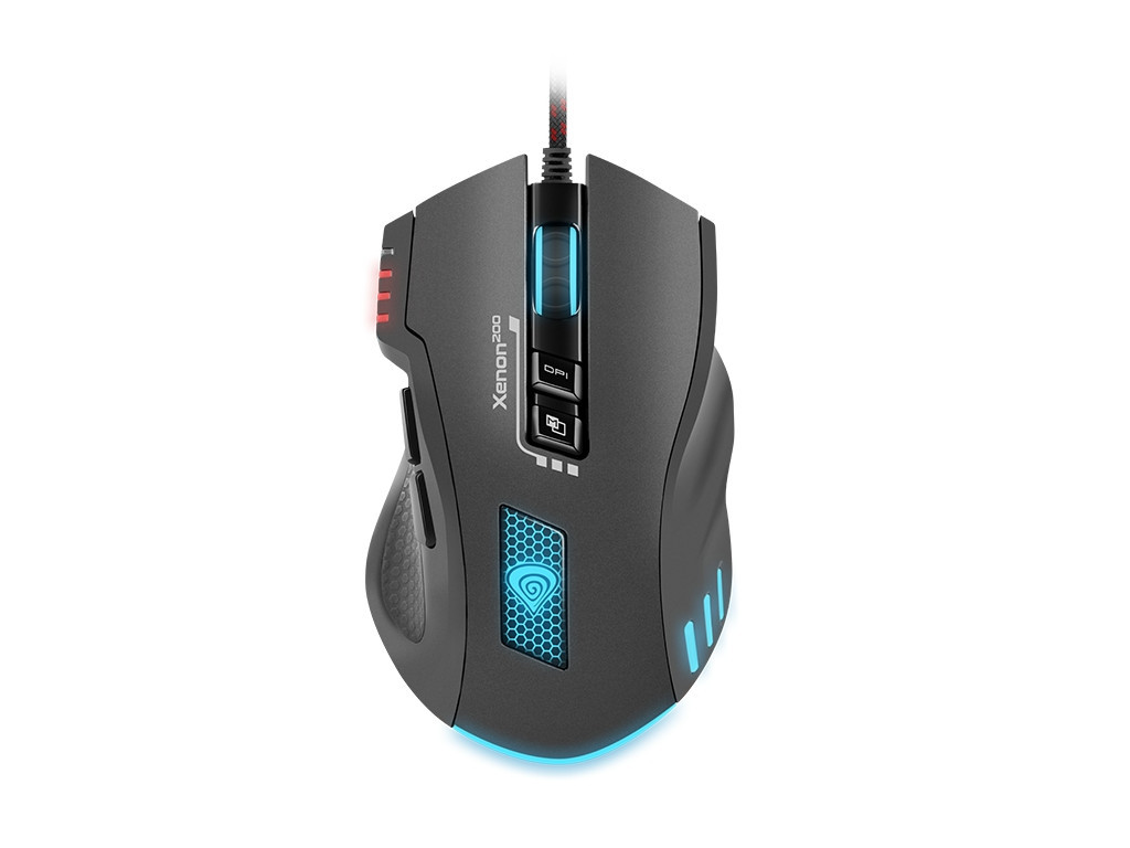 Мишка Genesis Gaming Mouse Xenon 200 Optical 3200Dpi With Software Rgb Illuminated Black 3907_24.jpg