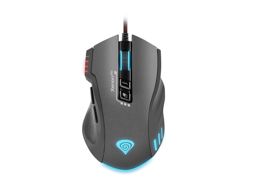 Мишка Genesis Gaming Mouse Xenon 210 Optical 3200Dpi With Software Rgb Illuminated Black 3908_8.jpg