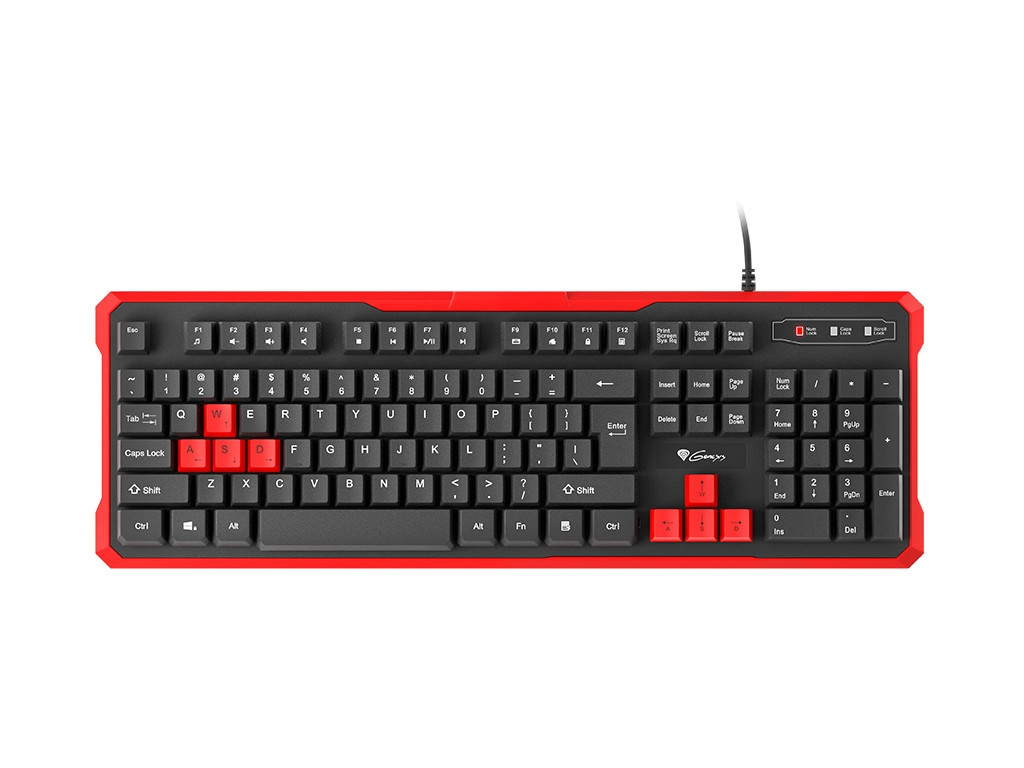 Клавиатура Genesis Gaming Keyboard Rhod 110 Red Us Layout 4052.jpg