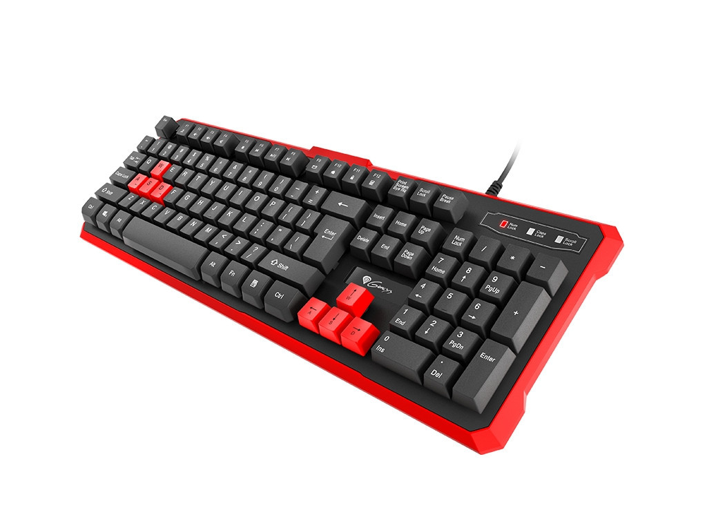 Клавиатура Genesis Gaming Keyboard Rhod 110 Red Us Layout 4052_1.jpg