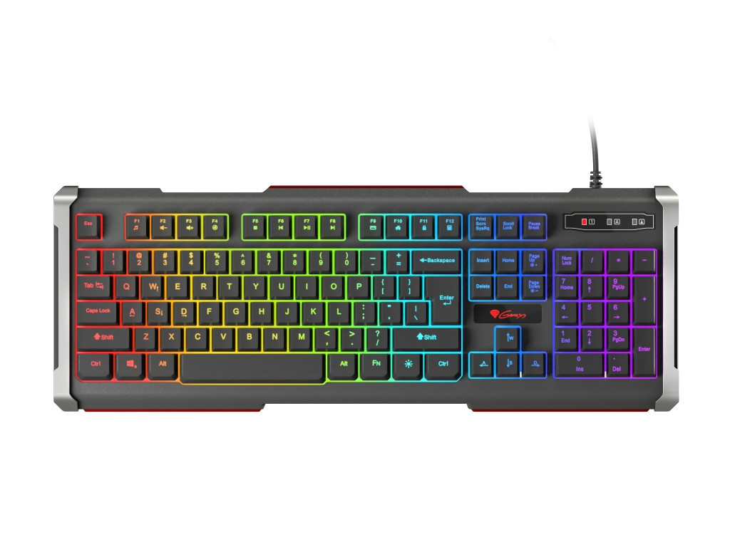 Клавиатура Genesis Gaming Keyboard Rhod 400 Rgb Backlight Us Layout 4054_5.jpg