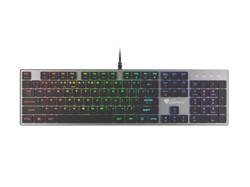 Клавиатура Genesis Mechanical Gaming Keyboard Thor 420 RGB Backlight Content Slim Blue Switch US Layout 4067.jpg
