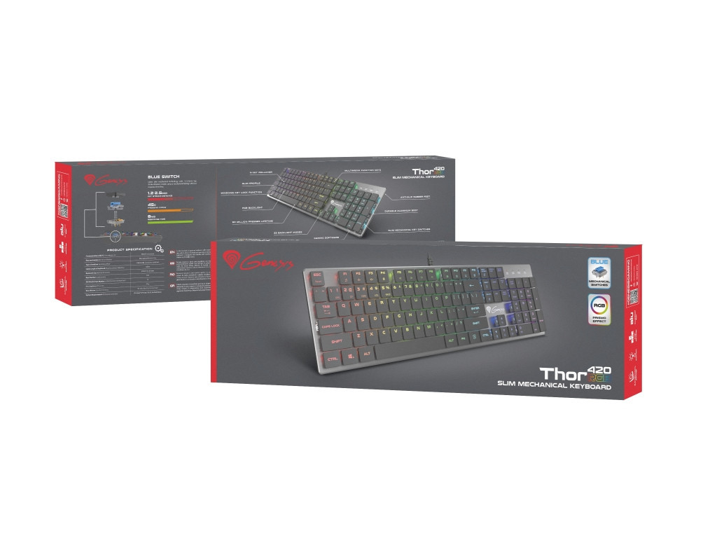 Клавиатура Genesis Mechanical Gaming Keyboard Thor 420 RGB Backlight Content Slim Blue Switch US Layout 4067_11.jpg