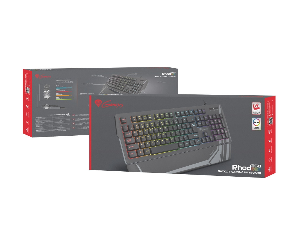 Клавиатура Genesis Gaming Keyboard Rhod 350 RGB Backlight US Lauout 4075_59.jpg