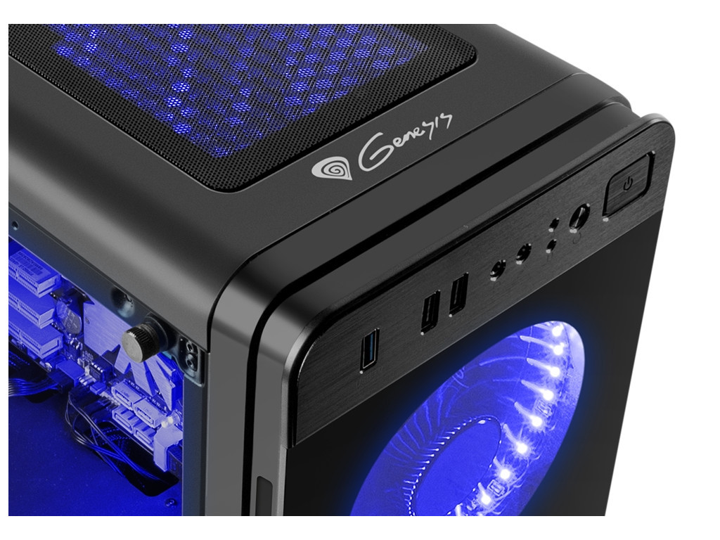 Кутия за компютър Genesis Case Irid 300 Blue Midi Tower Usb 3.0 5538_24.jpg