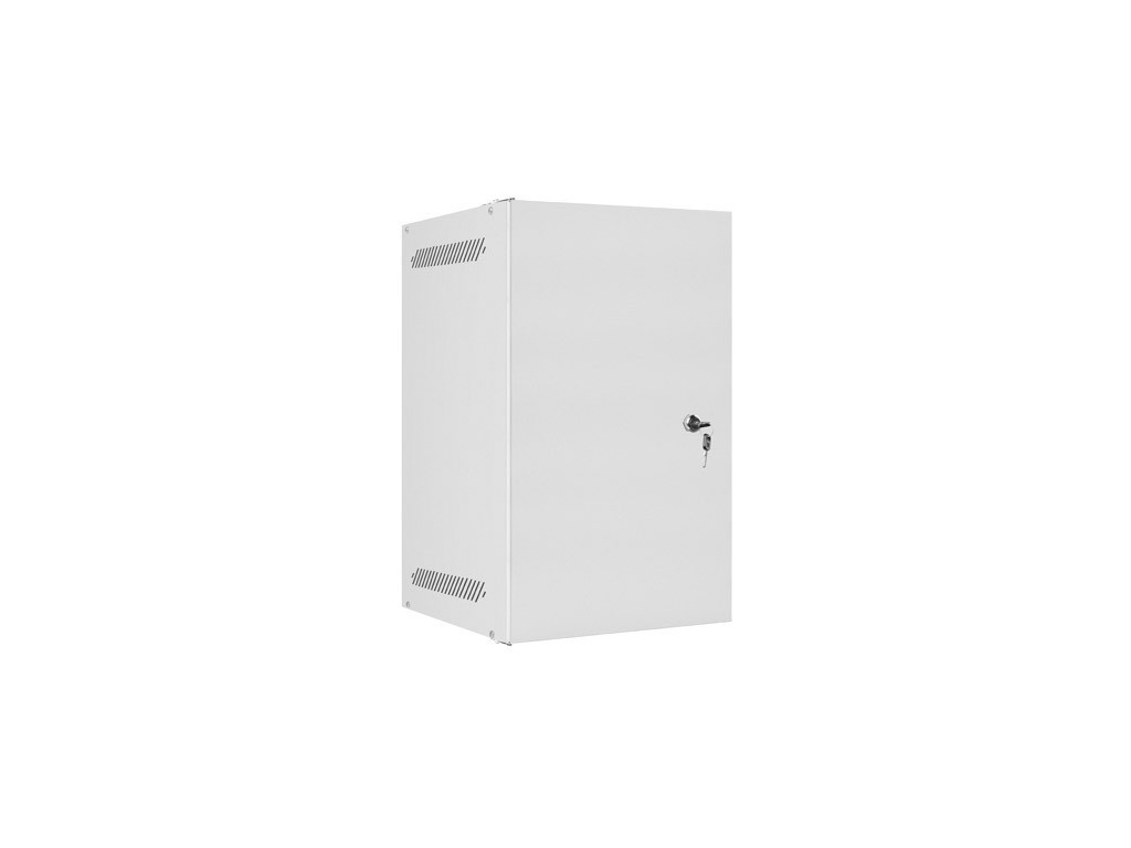 Armoire Rack Mural Lanberg 9U 280x310 Mm - Porte Métal Gris, Montage Plat Pack - Pour Baies Informatiques, Réseaux