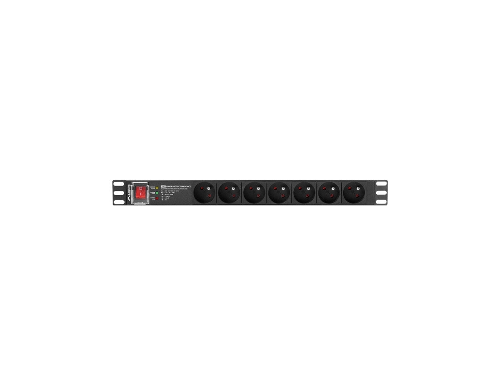 Филтър Lanberg power distribution unit (PDU) PRO 19" 1U 16A 2M 7X FRENCH OUTLETS SPD-3MP Black 24019.jpg