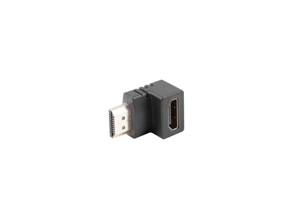 Адаптер Lanberg Adater HDMI(M)->HDMI(F) Adater Angled Down Black 24203.jpg