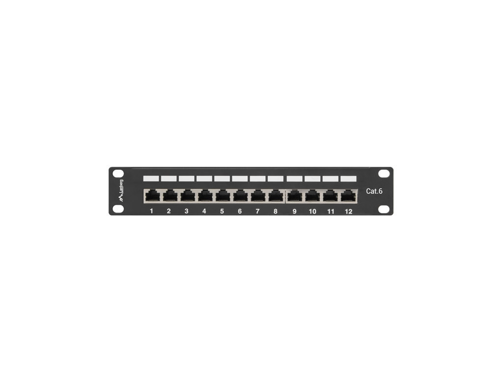 Пач панел Lanberg patch panel 12port 1U 10" CAT.6 shielded 6334_1.jpg