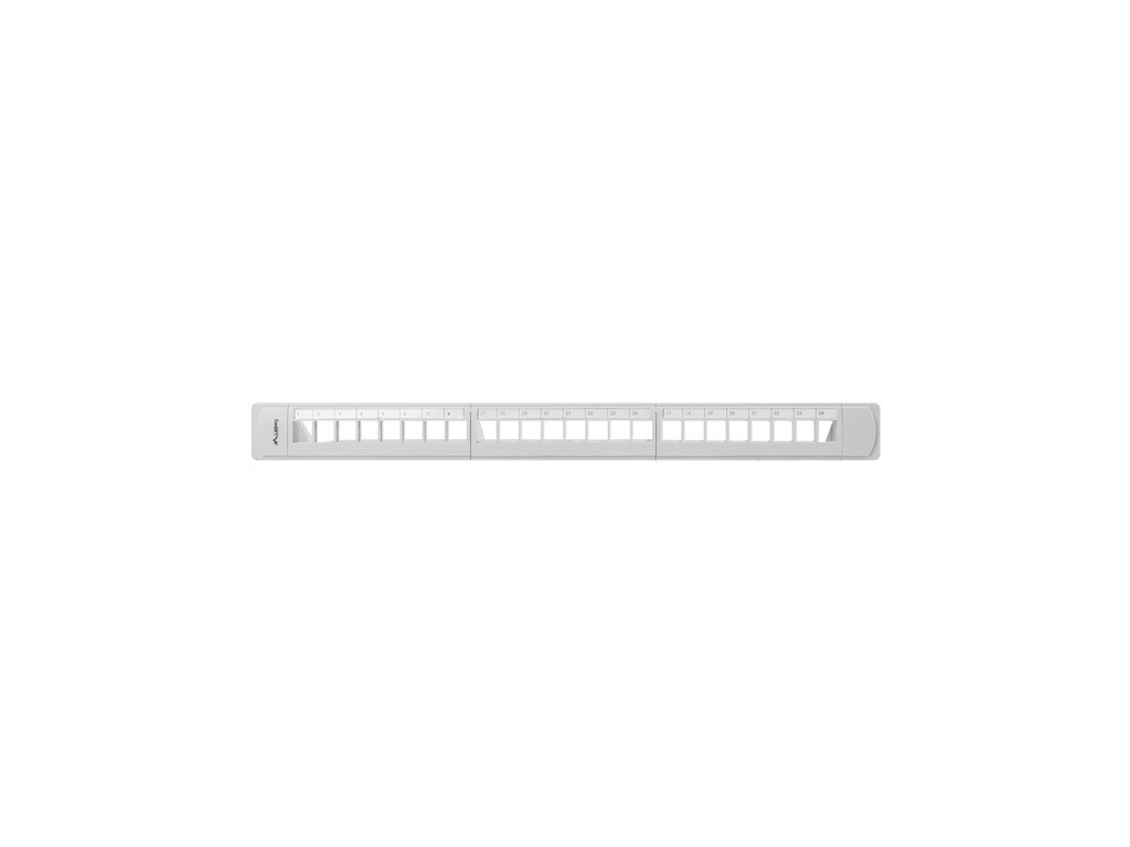 Пач панел Lanberg patch panel blank 24 port 1U with organizer for keystone modules gray 6339_1.jpg