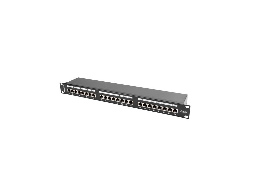 Пач панел Lanberg patch panel 24 port 1U CAT.5E shielded 6341_24.jpg