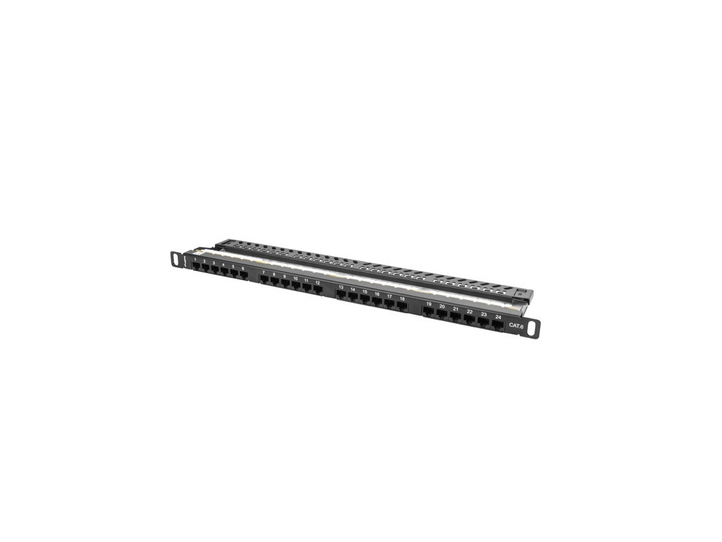 Пач панел Lanberg patch panel 24 port 0.5U CAT.6 6355_11.jpg