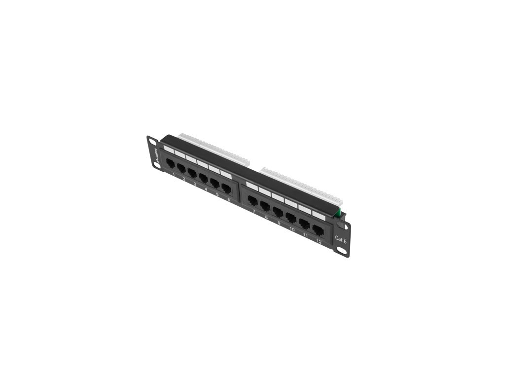 Пач панел Lanberg patch panel 12port 1U 10" CAT.6 6361_6.jpg
