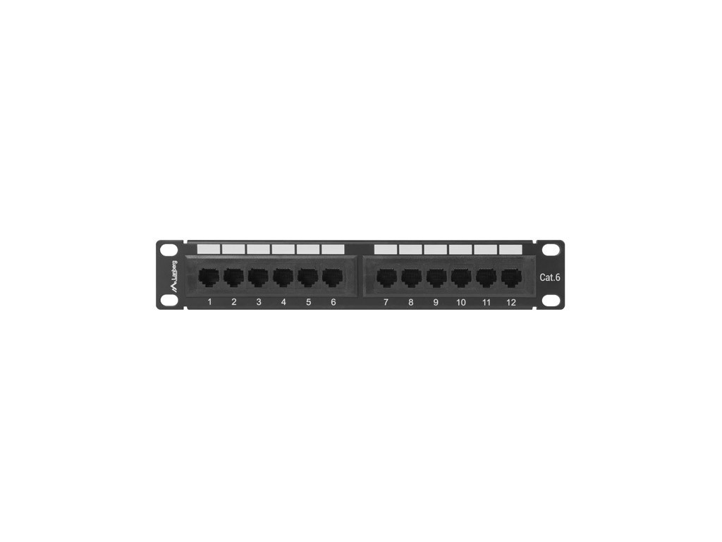 Пач панел Lanberg patch panel 12port 1U 10" CAT.6 6361_7.jpg