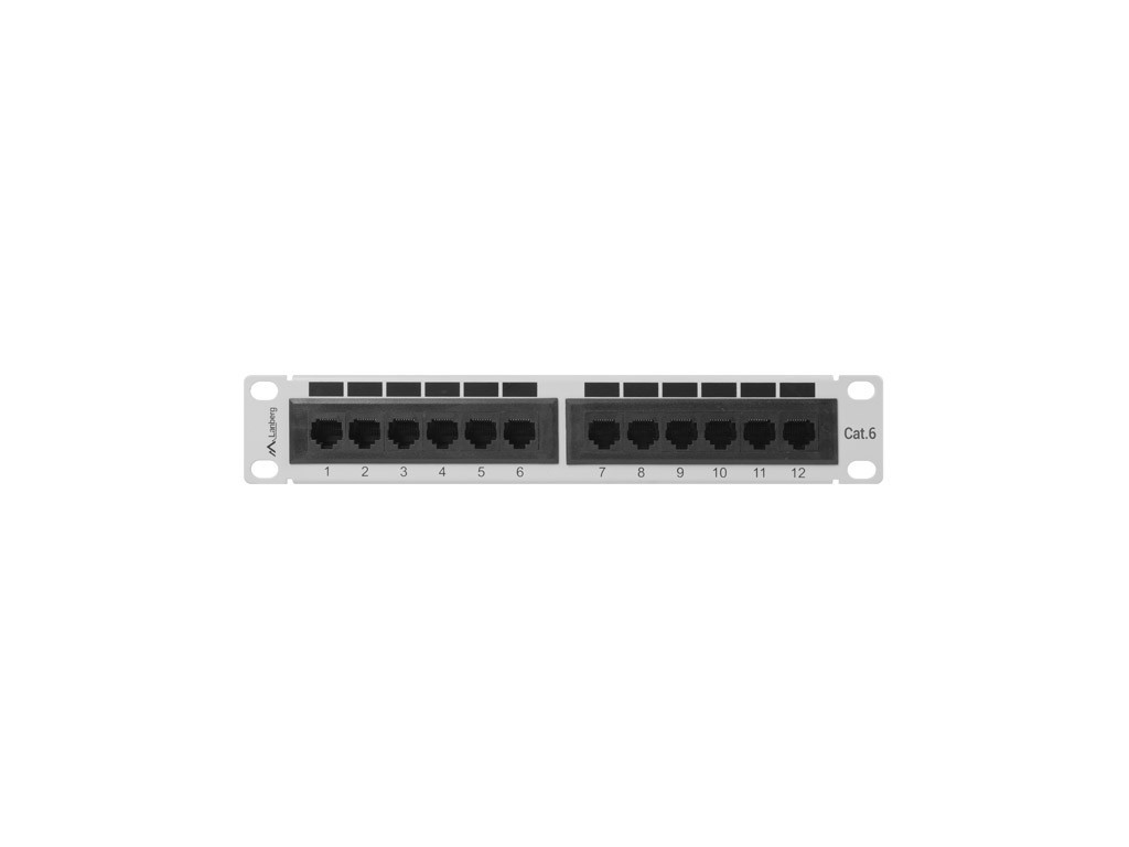 Пач панел Lanberg patch panel 12port 1U 10" CAT.6 6362_11.jpg