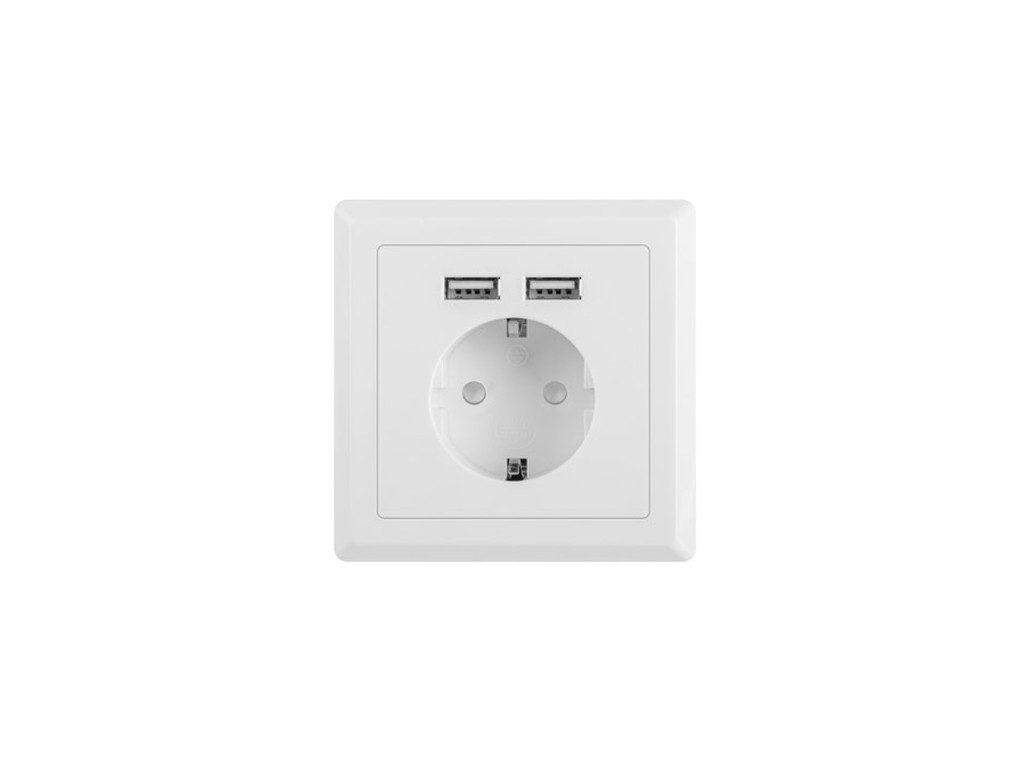 Разклонител Lanberg AC wall socket 230V with 2 USB port 2.1A 6363.jpg