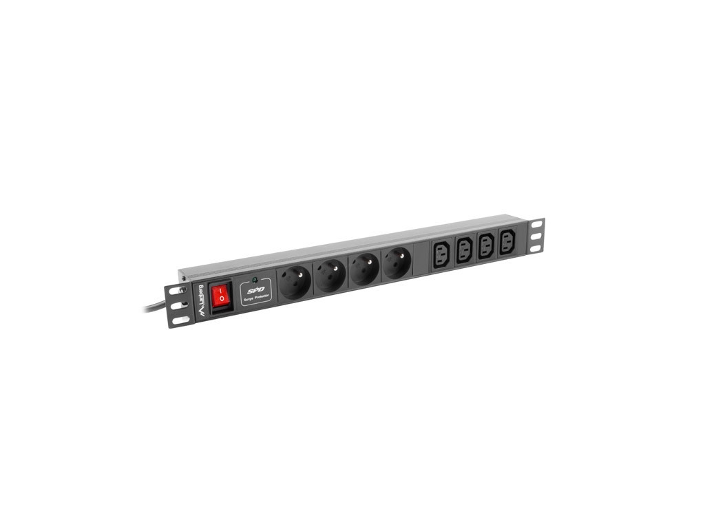 Филтър Lanberg power distribution unit (PDU) 19"1U 16A 8 SOCKETS 2M 6397.jpg