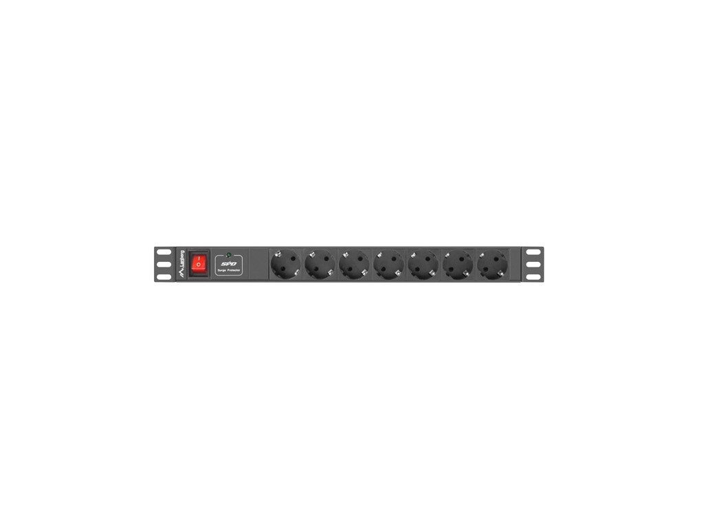 Филтър Lanberg power distribution unit (PDU) 19"1U 16A 7 SOCKETS SCHUKO 2M 6401_1.jpg