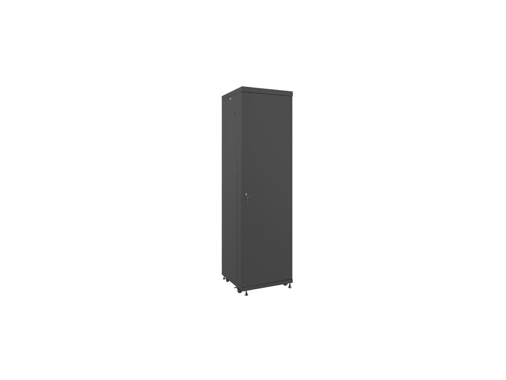 Комуникационен шкаф Lanberg rack cabinet 19" free-standing 42U / 600x600 self-assembly flat pack with glass door LCD 9522_40.jpg