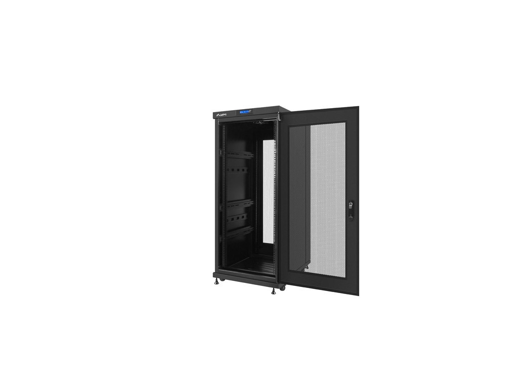 Комуникационен шкаф Lanberg rack cabinet 19" free-standing 27U / 600x800 self-assembly flat pack with mesh door LCD 9525_48.jpg