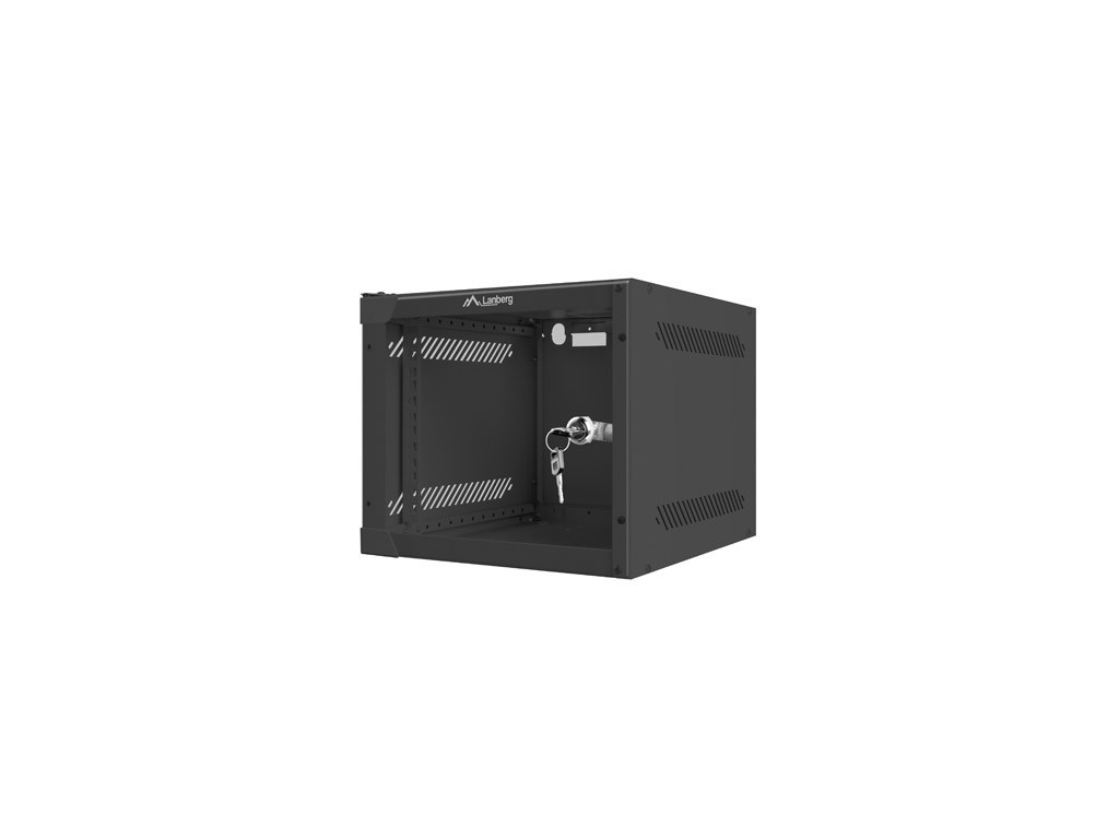 Комуникационен шкаф Lanberg rack cabinet 10” wall-mount 4U / 280x310 for self-assembly (flat pack) 9580_1.jpg