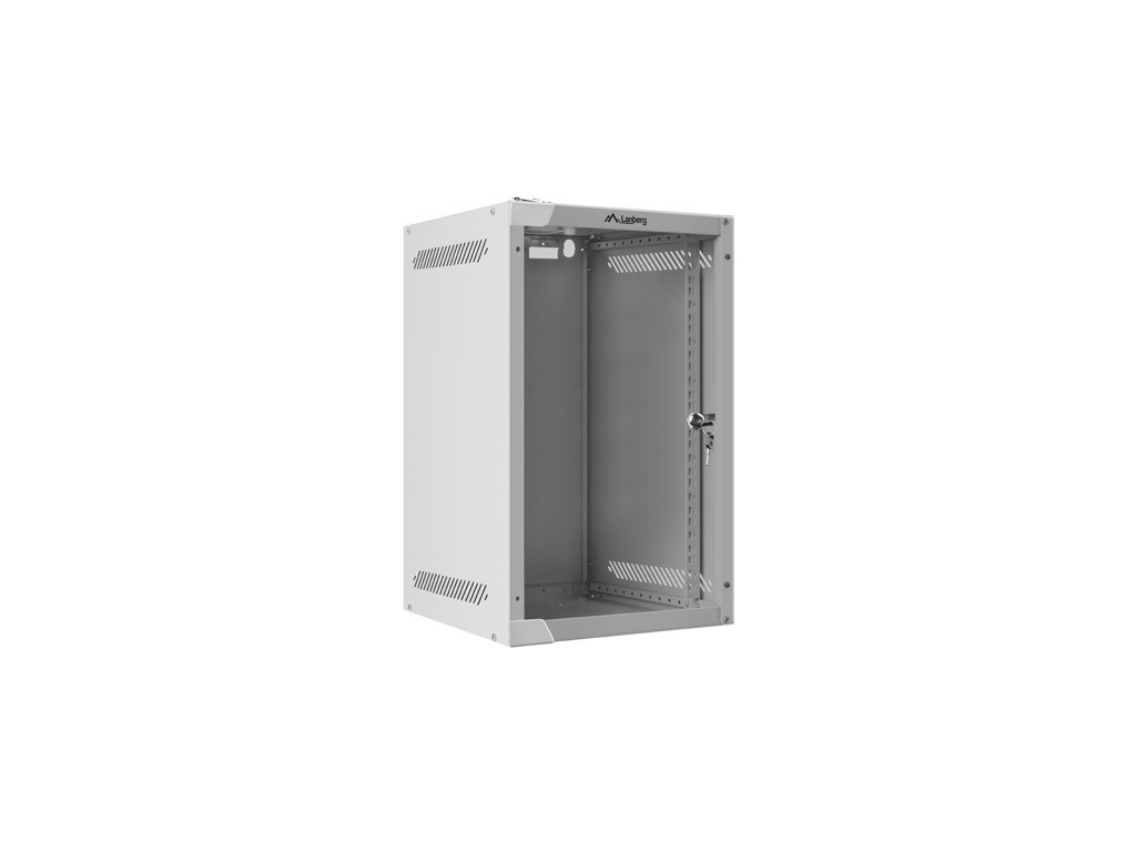 Комуникационен шкаф Lanberg rack cabinet 10'' wall-mount 9U / 280x310 for self-assembly (flat pack) 9585_1.jpg