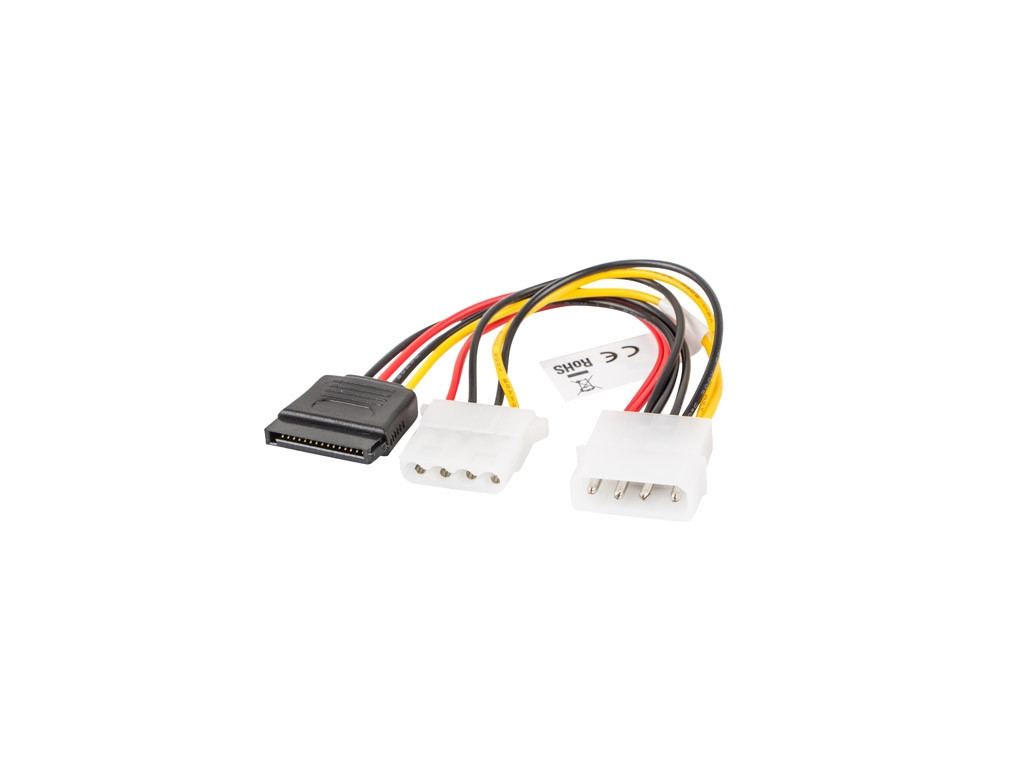 Адаптер Lanberg molex (m) -> SATA (f) + molex (f) 9622_1.jpg