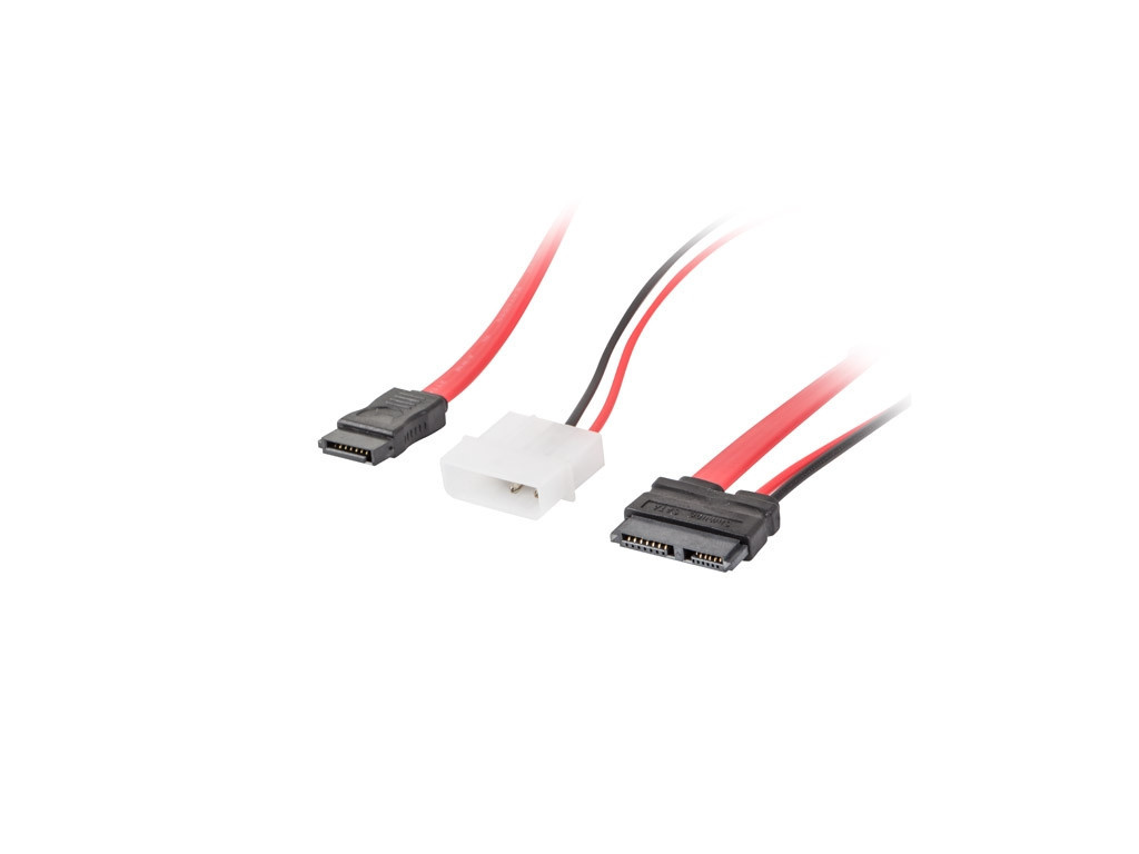 Адаптер Lanberg molex 2 pin (m) + SATA 7 pin (f) -> SATA 13 pin (f) data slimline 9627.jpg