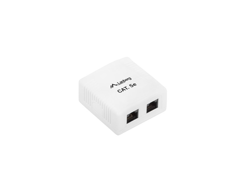 Конектор Lanberg surface-mount box CAT.5e UTP UNshielded 2X RJ45 9664_1.jpg