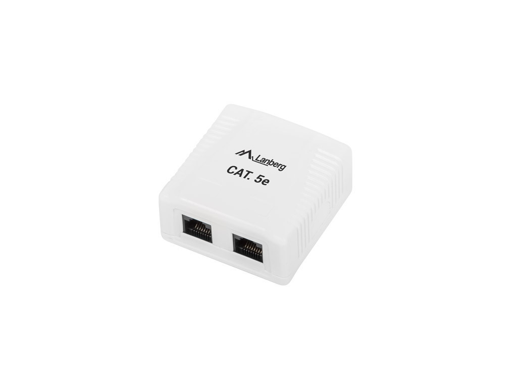 Конектор Lanberg surface-mount box CAT.5e UTP UNshielded 2X RJ45 9664_3.jpg