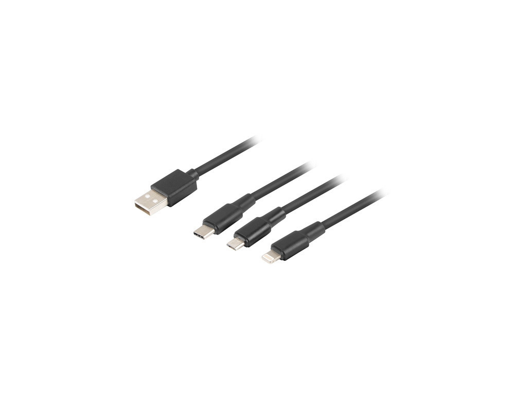 Кабел Lanberg COMBO cable USB-A (M) -> MICRO-B (M) + LIGHTNING (M) + USB-C (M) 2.0 1.8m 9816_8.jpg