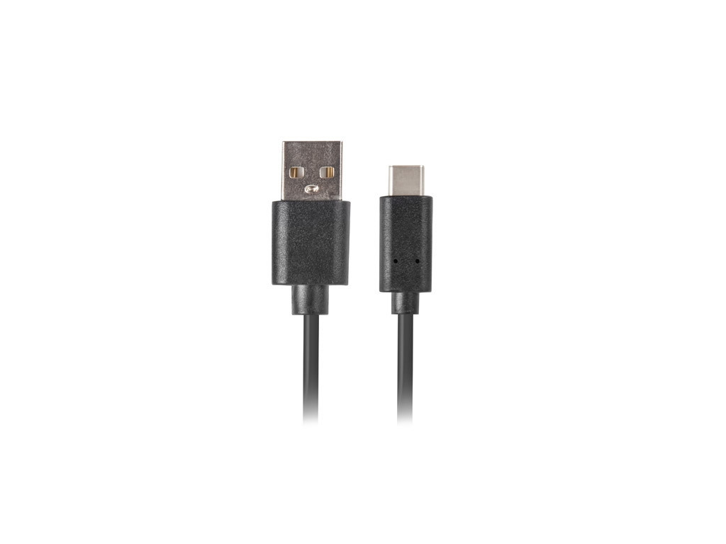 Кабел Lanberg USB-C(M) -> USB-A (M) 2.0 cable 0.5m 9874_1.jpg