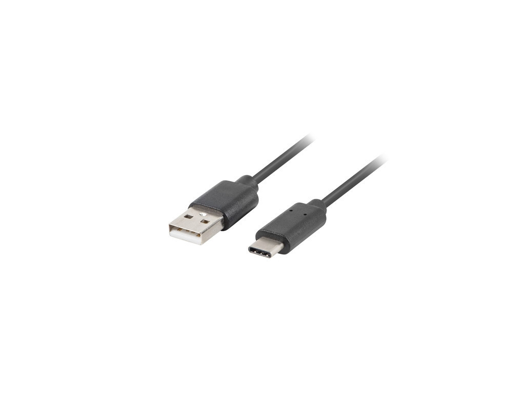 Кабел Lanberg USB-C(M) -> USB-A (M) 2.0 cable 0.5m 9874_8.jpg