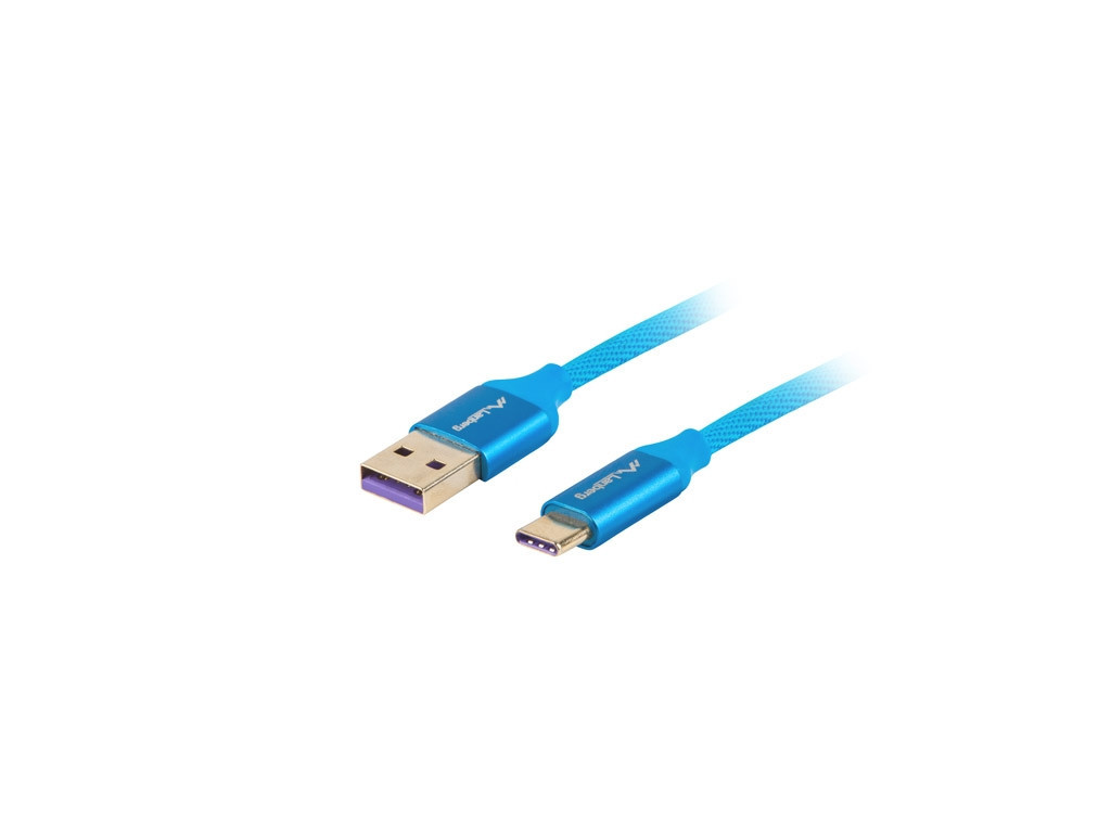 Кабел Lanberg USB-C(M) -> USB-A (M) 2.0 cable 1m 9881_8.jpg