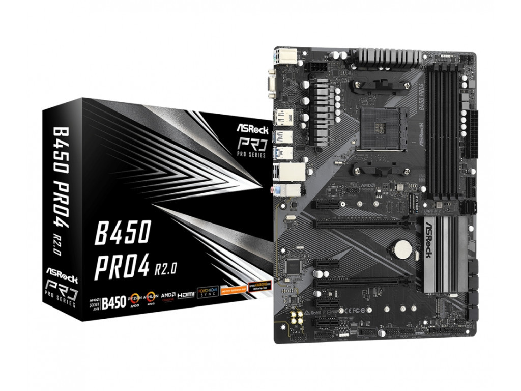 Дънна платка Asrock B450 PRO4 R2.0 19274.jpg