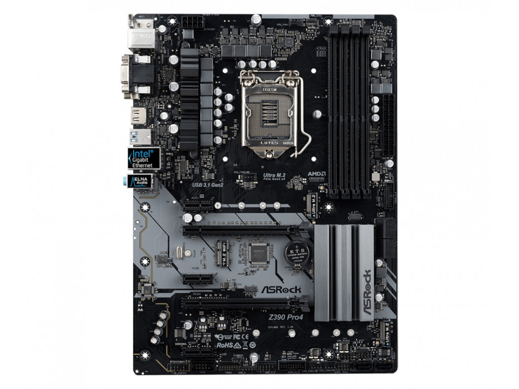 Дънна платка Asrock Z390 PRO 4 5394_1.jpg