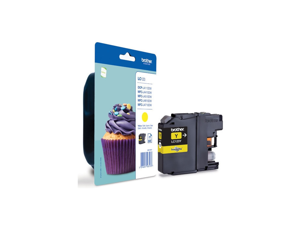 Консуматив Brother LC-123 Yellow Ink Cartridge for MFC-J4510DW 11061_1.jpg