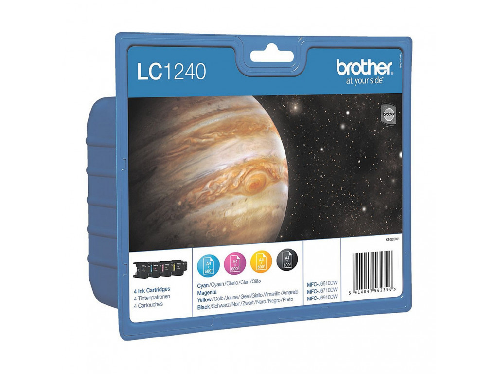 Консуматив Brother LC-1240 BK/C/M/Y Value Bonus Pack Ink Cartridge for MFC-J6510/J6910 11120_2.jpg