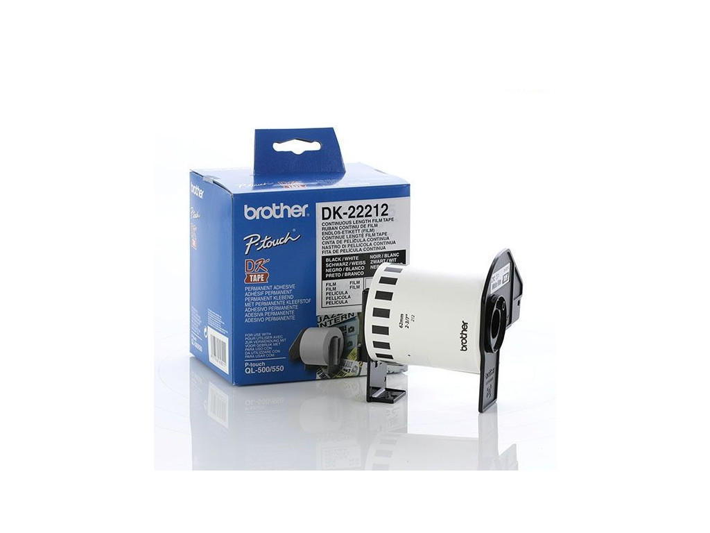 Консуматив Brother DK-22212 White Continuous Length Film Tape 62mm x 15.24m 11313_5.jpg