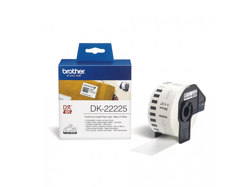 Консуматив Brother DK-22225 White Continuous Length Paper Tape 38mm x 30.48m 11316_1.jpg