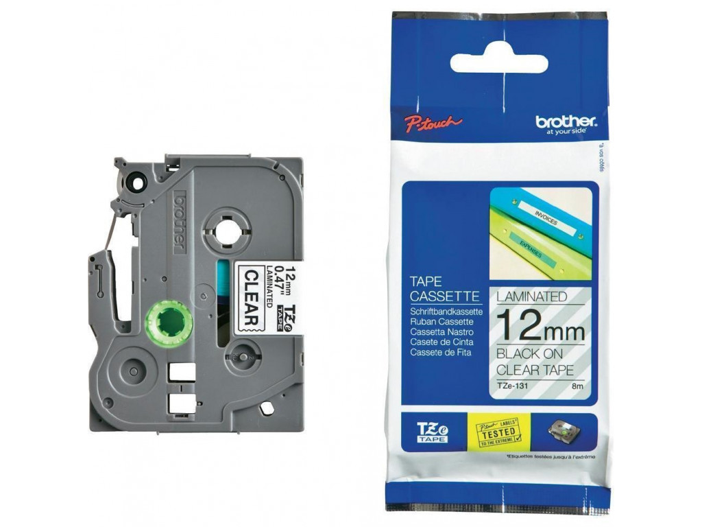 Консуматив Brother TZe-131 Tape Black on Clear Laminated 12mm - Eco 11324_8.jpg
