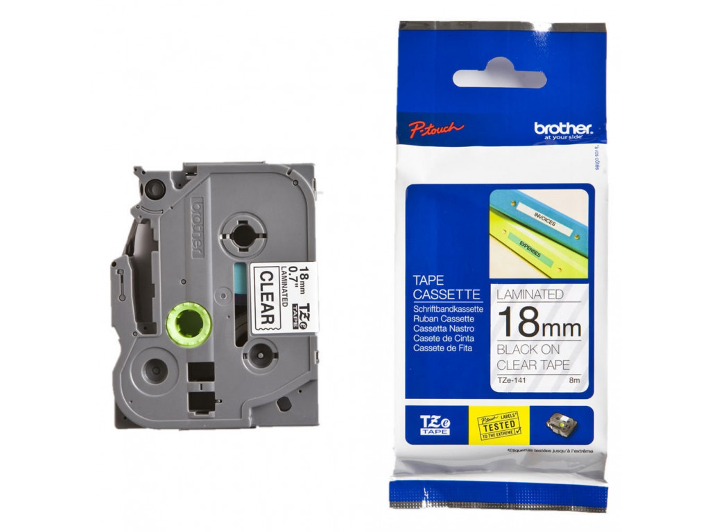 Консуматив Brother TZe-141 Tape Black on Clear 11328_8.jpg
