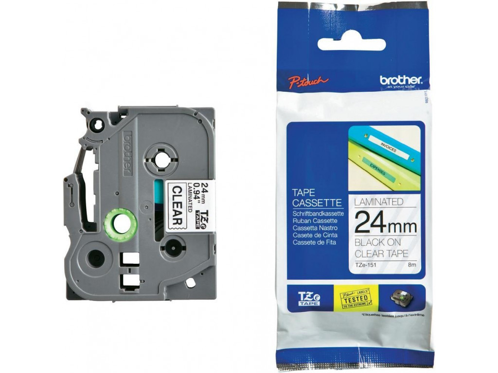 Консуматив Brother TZe-151 Tape Black on Clear 11330_1.jpg